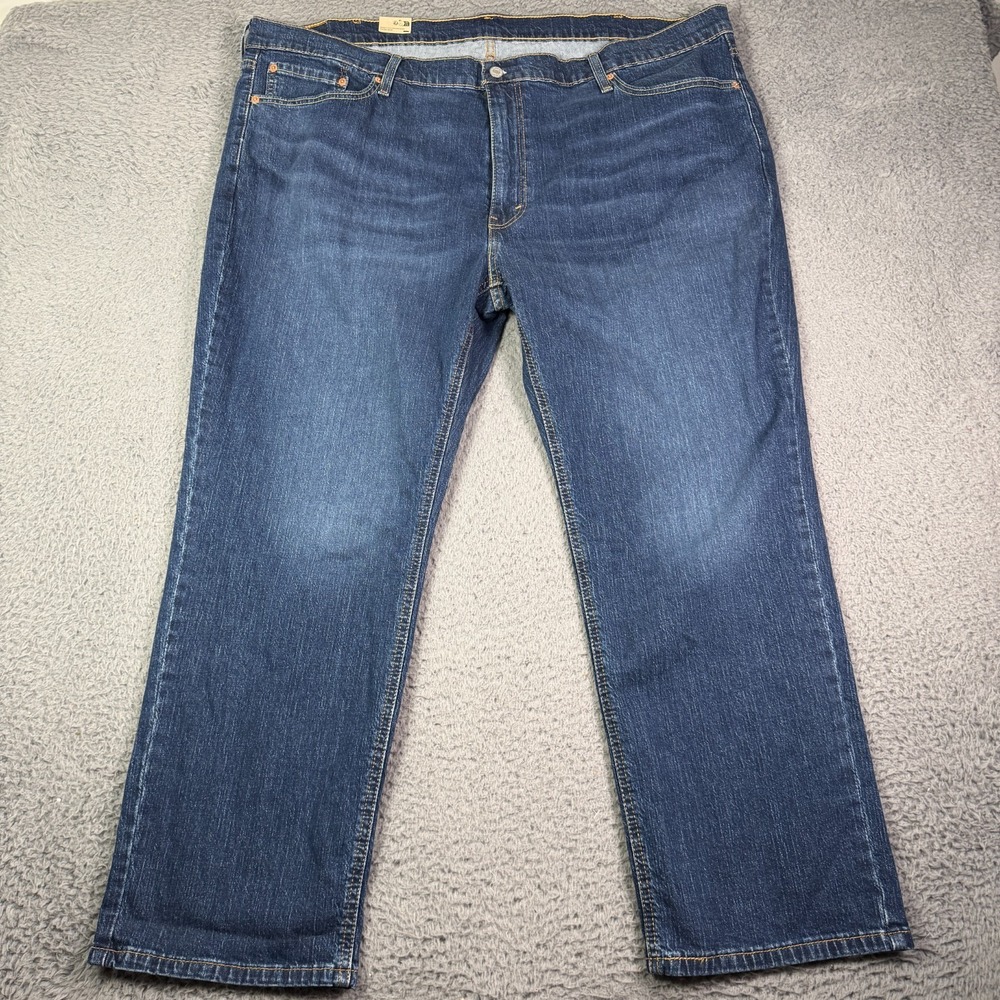 NEW Levi's 541 Athletic Fit Jeans Men's Big & Tall 48x30 Blue Denim Stretch - Picture 1 of 10